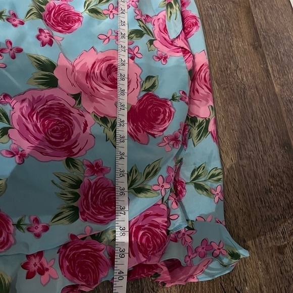 Genuine Silk Spencer Jeremy short sleeve floral dress size 10 - Picture 7 of 9